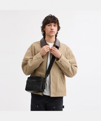 早い者勝ち❗️COACH コーチ　チャーター　クロス　バッグ　ブラック COACH ショルダーバッグ チャーター クロスボディ バッグ 24